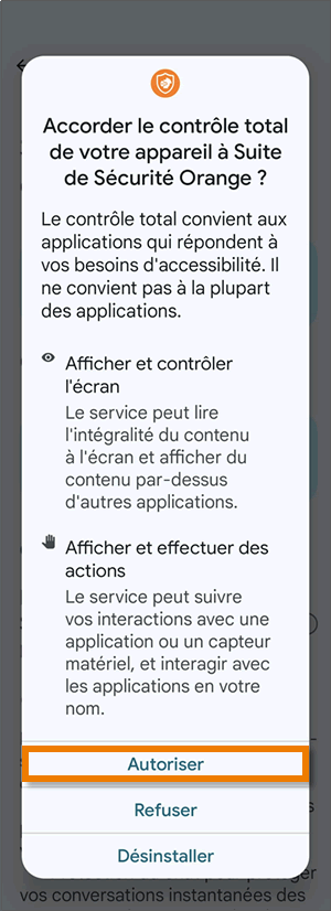 Autoriser